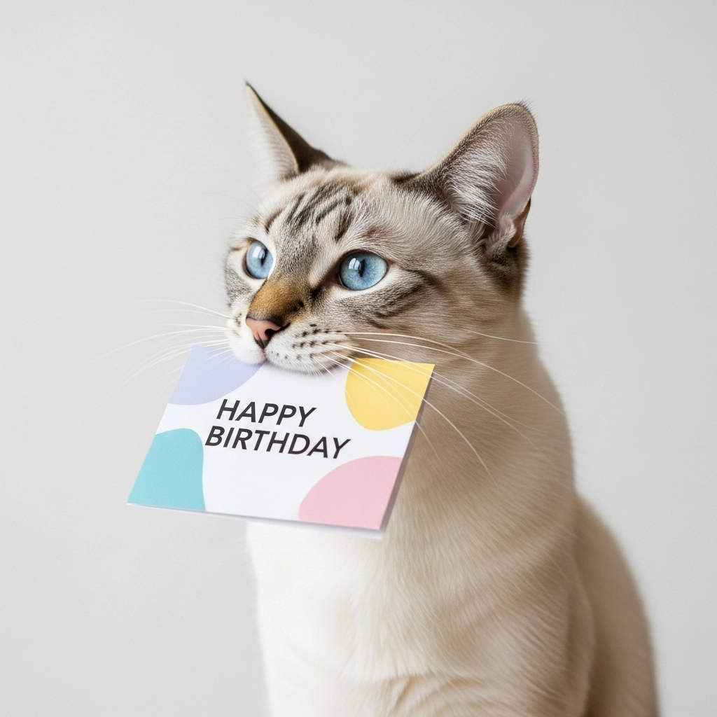 Cat Birthday Card Puns