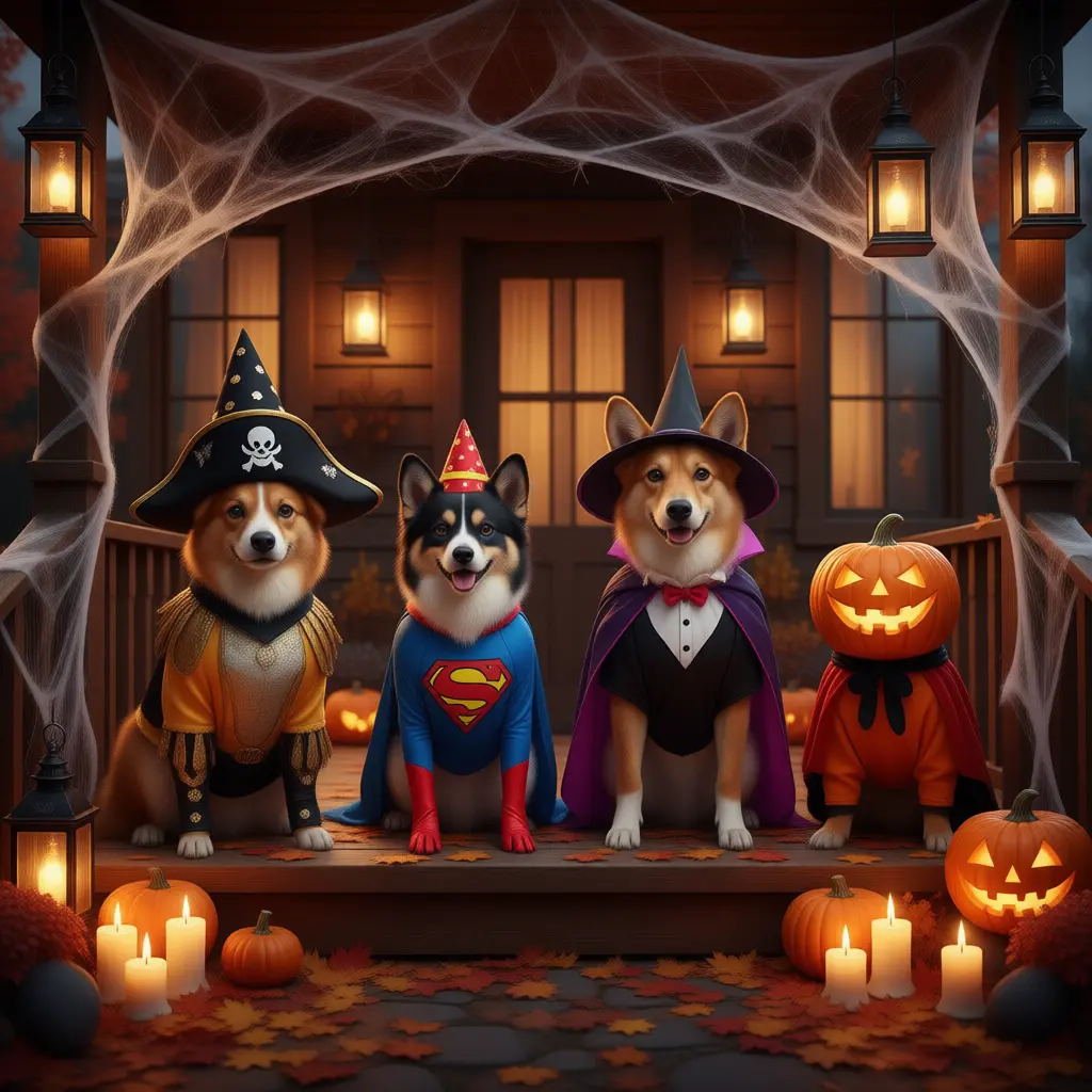 Costume-Themed Dog Halloween Puns