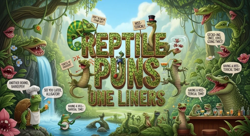 Reptile Puns One Liners