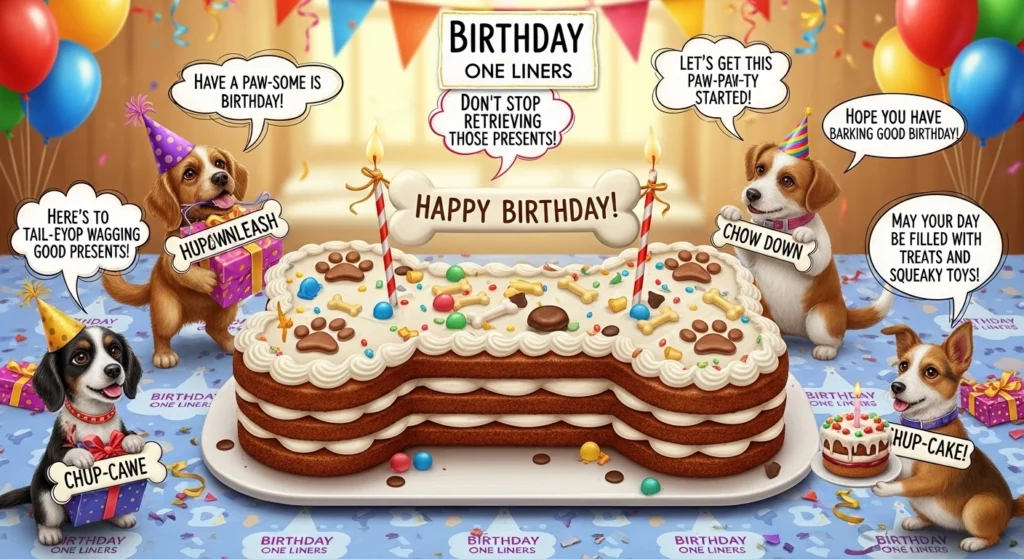 Birthday Dog Puns One Liners 