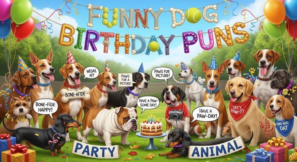 Funny Dog Birthday Puns