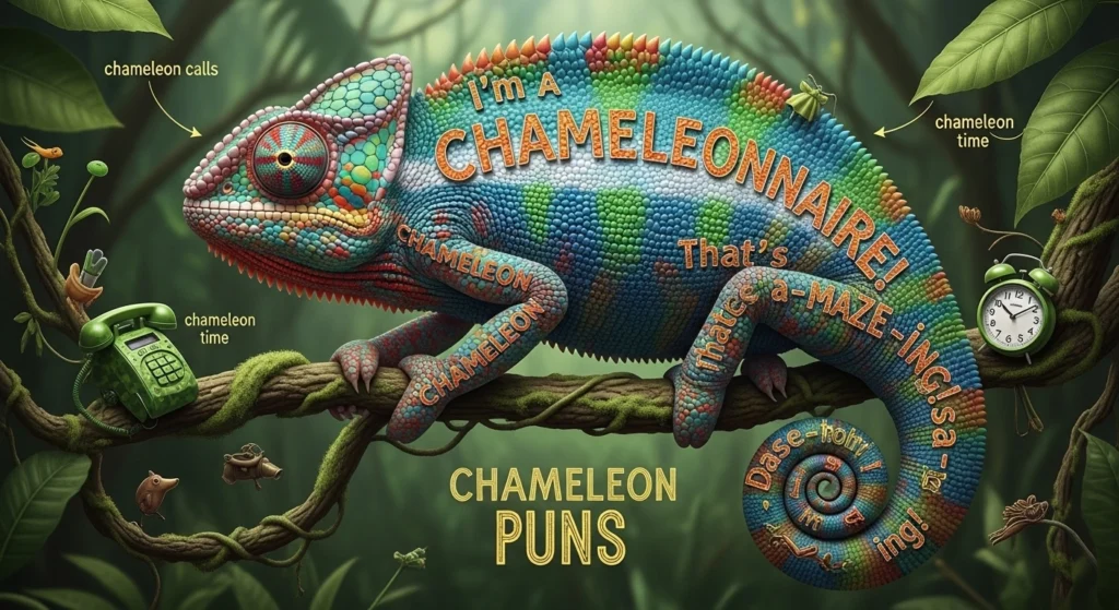  Chameleon Puns 