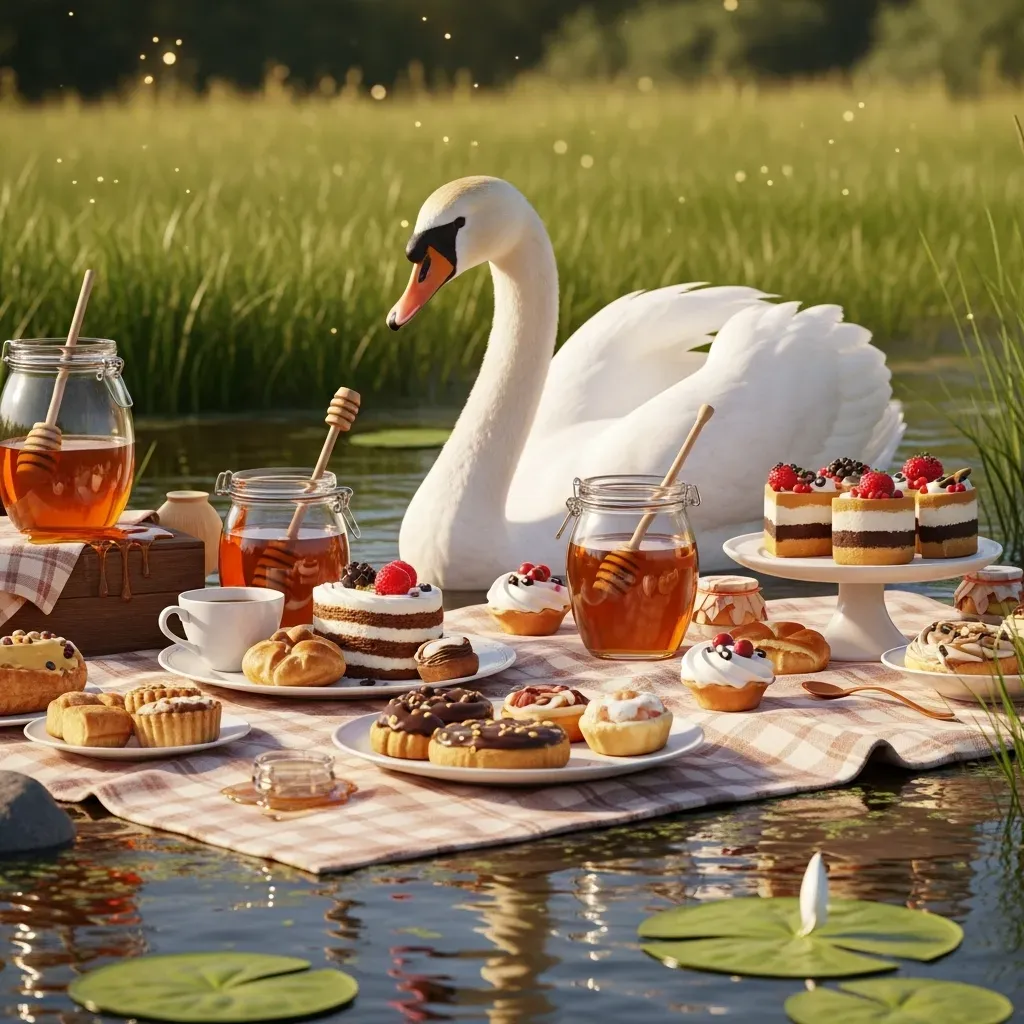 Food & Treat Swan Puns