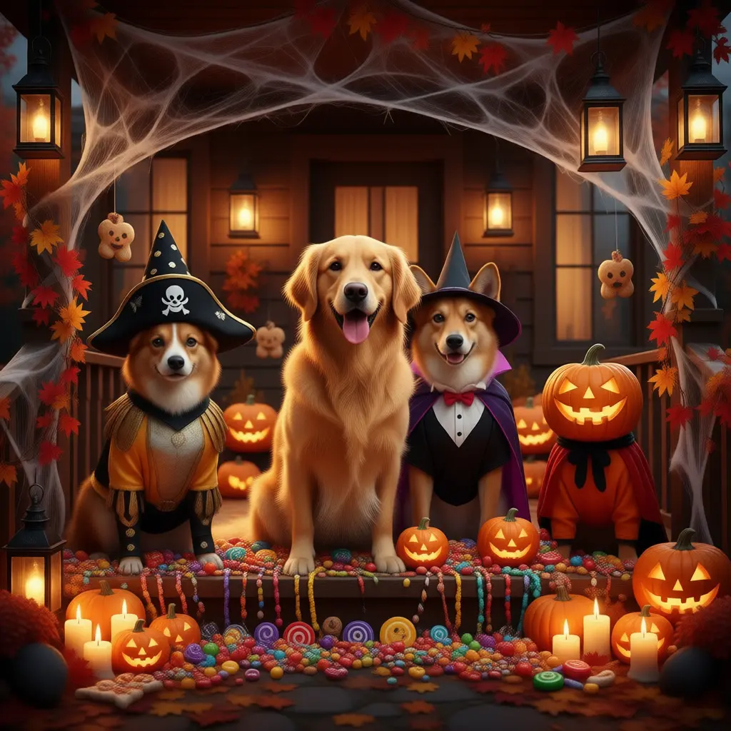 Foodie Halloween Dog Puns