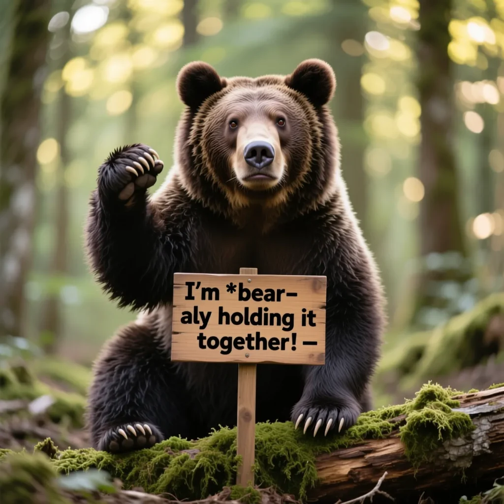 Funny Bear Puns One Liners