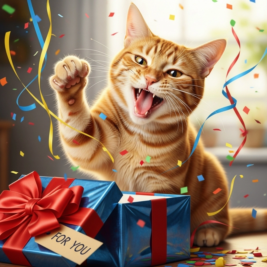 Funny Birthday Cat Puns