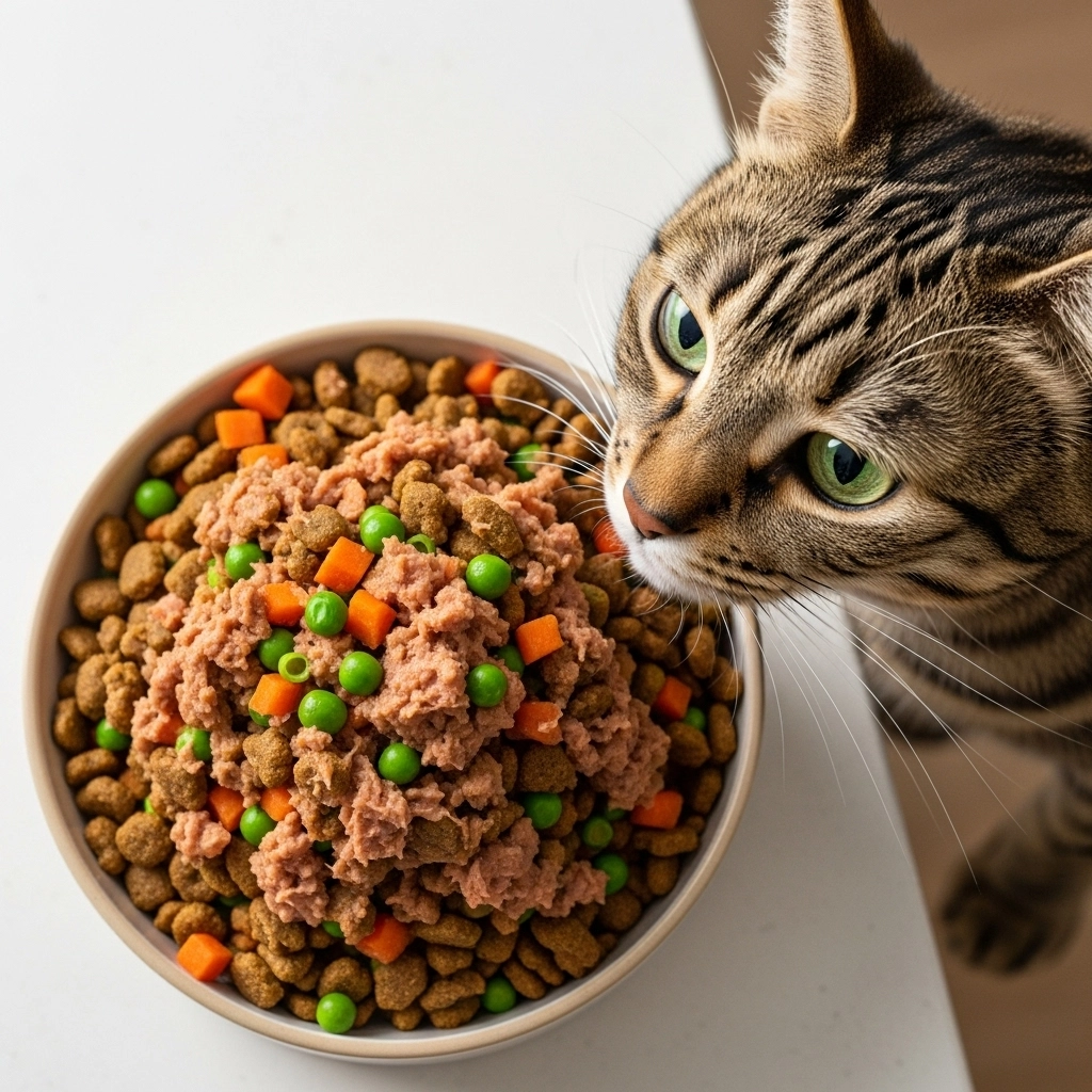 Healthy & Veggie Cat Food Puns