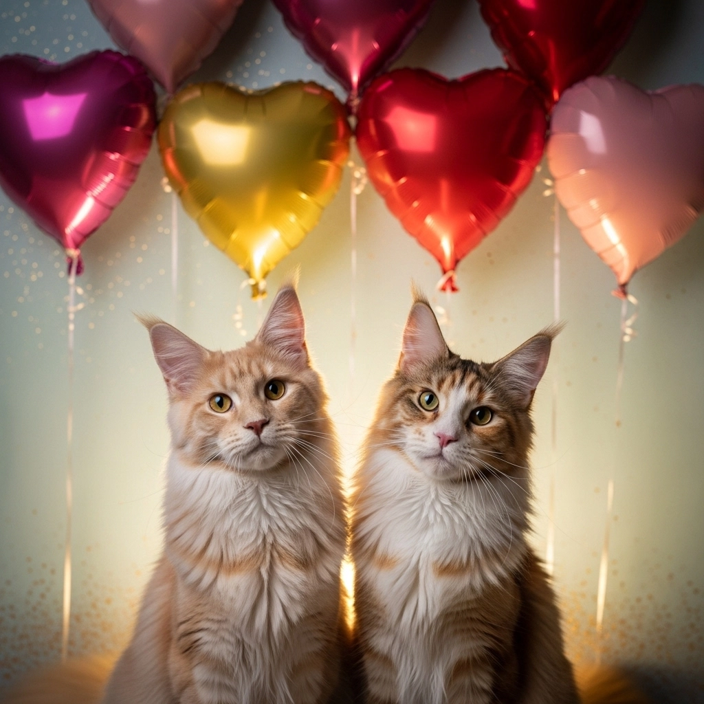Romantic Birthday Cat Puns
