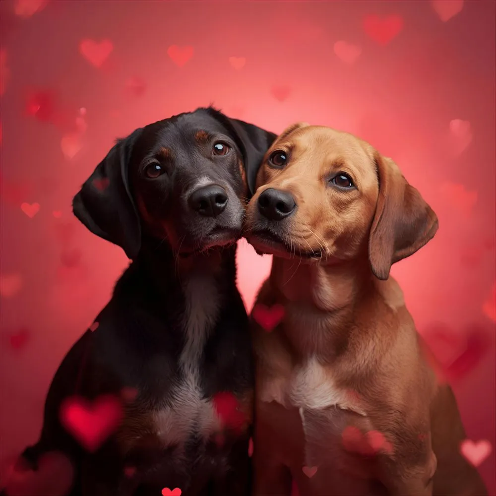 Romantic Cute Dog Puns