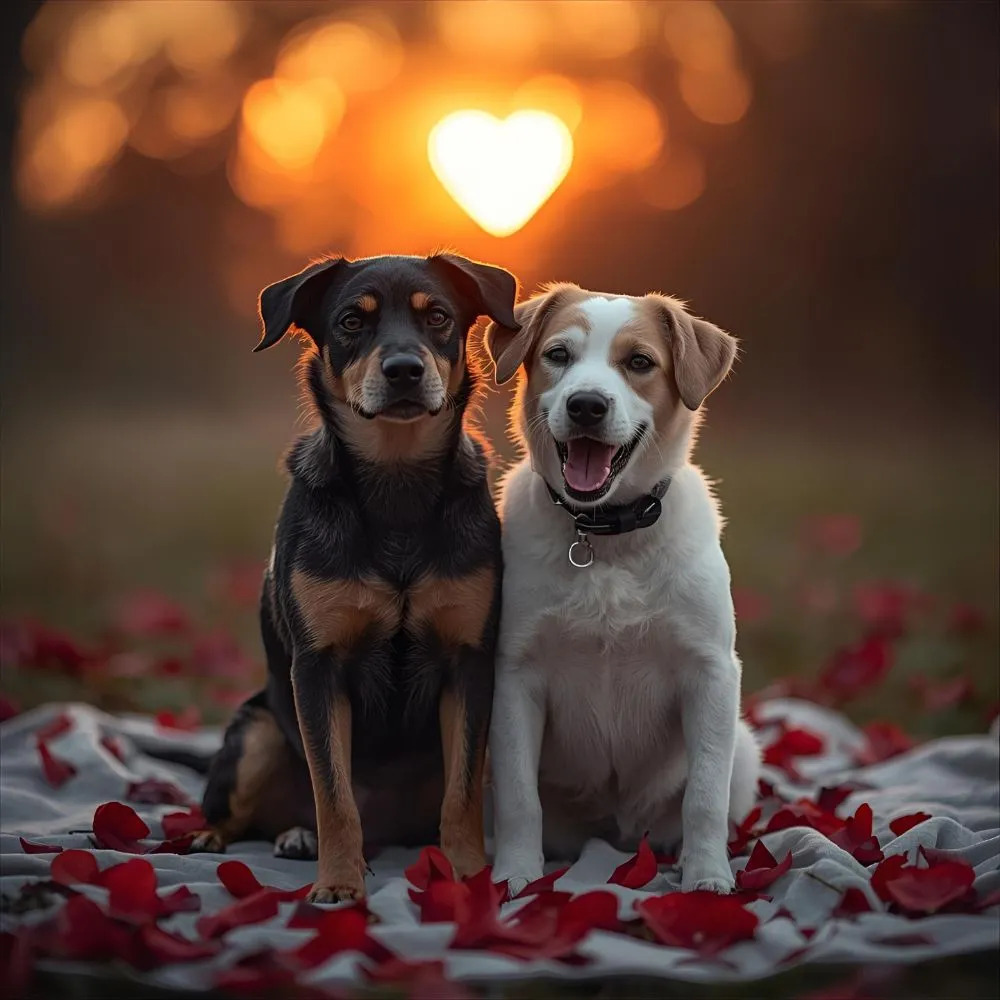 Romantic Dog Valentines Puns