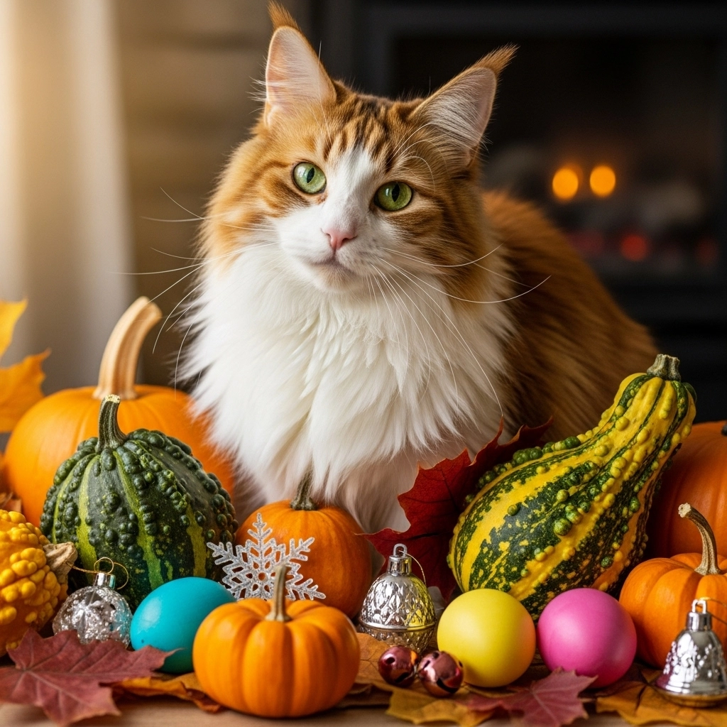 Seasonal & Holiday Birthday Cat Puns