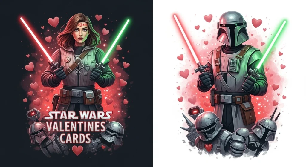 Star Wars Valentines Cards
