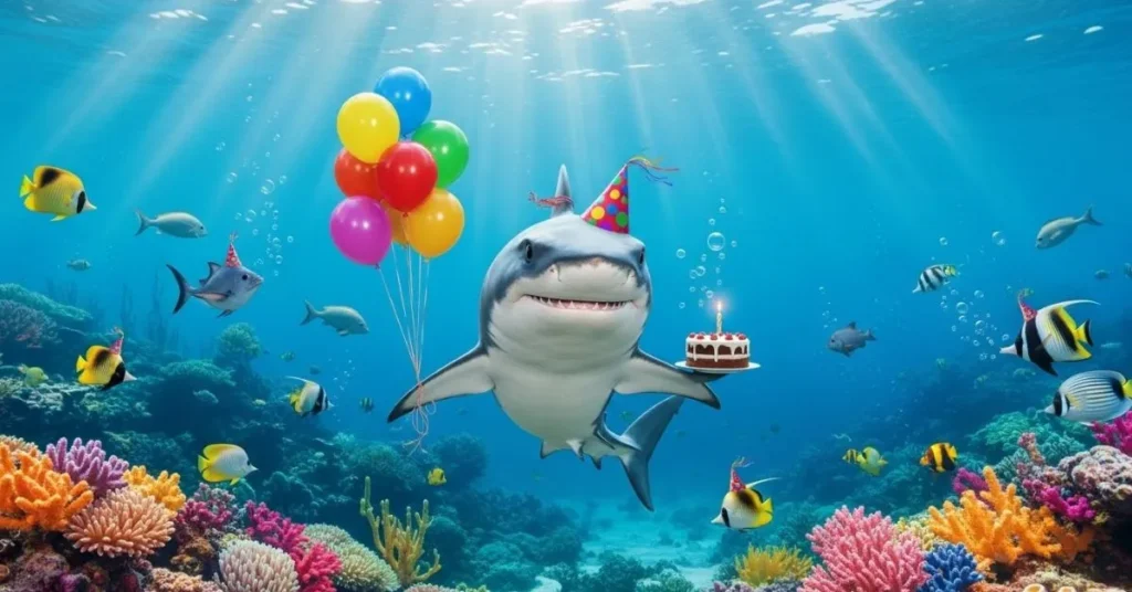 Party & Celebration Shark Birthday Puns
