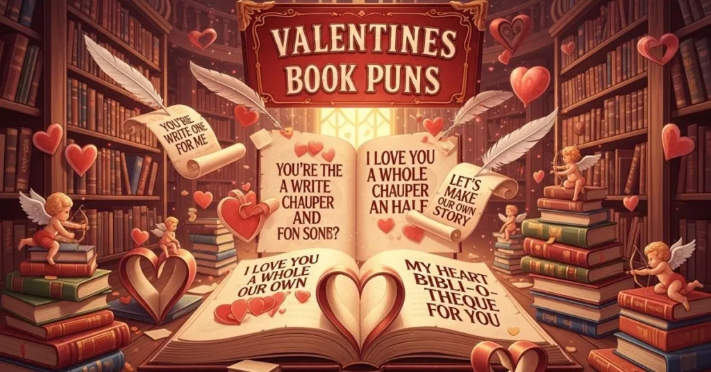 Valentine’s Book Puns