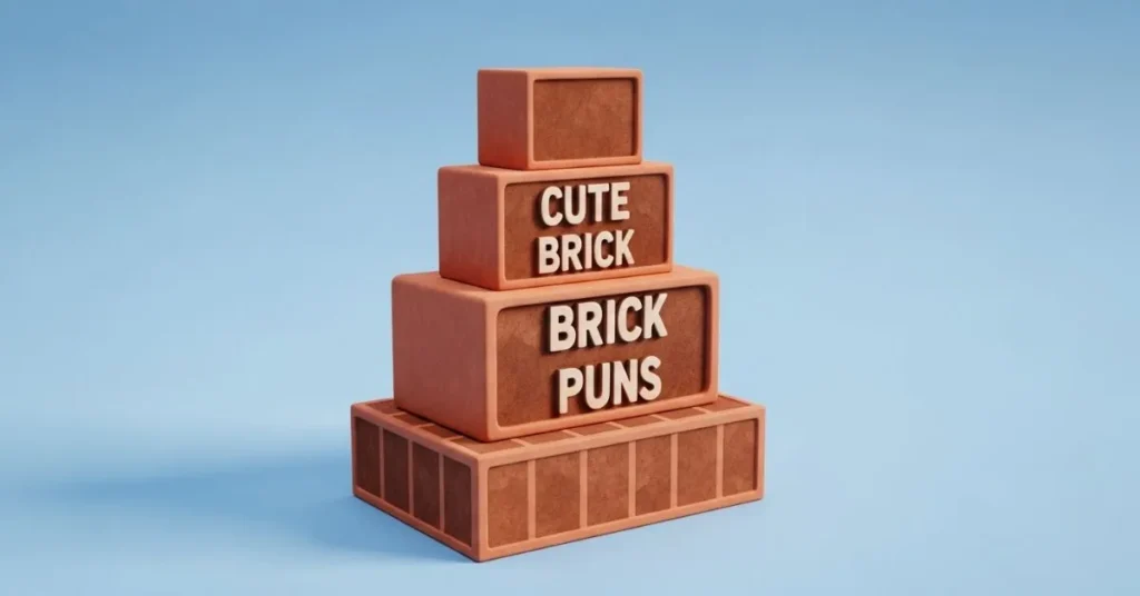 Cute Brick Puns