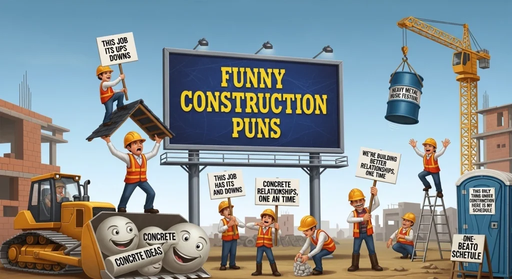 Funny Construction Puns