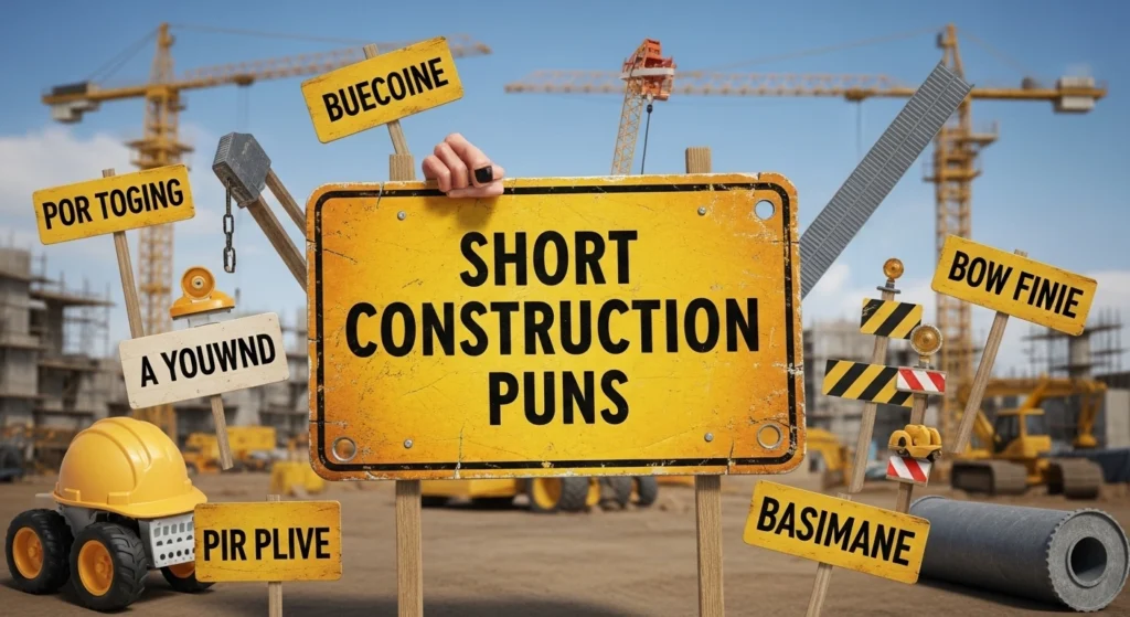 Short Construction Puns