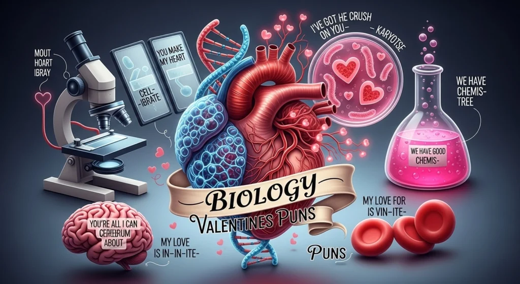Biology Valentines Puns