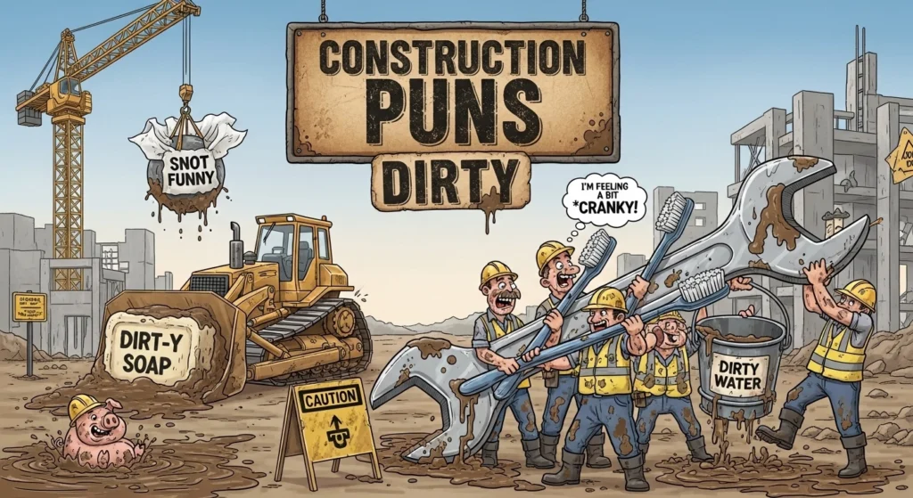 Construction Puns Dirty