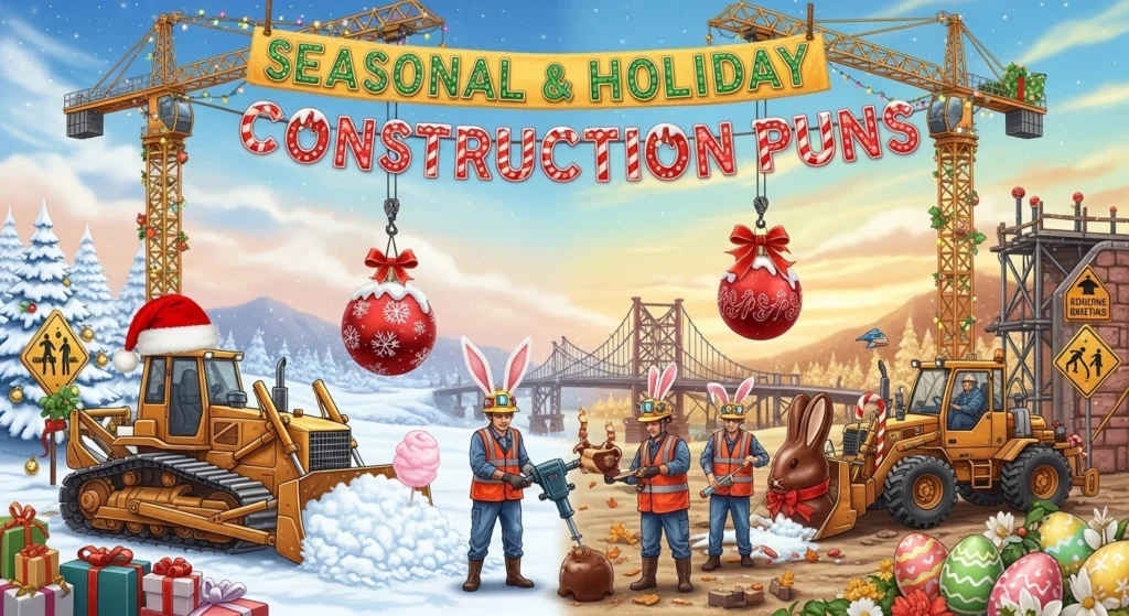 Seasonal & Holiday Construction Puns