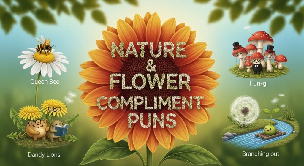  Nature & Flower Compliment Puns