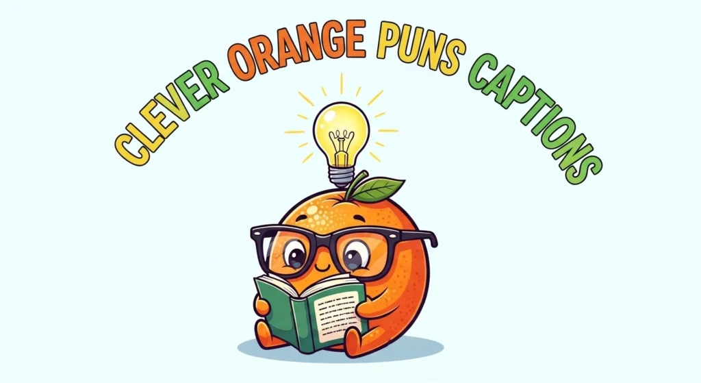 Clever Orange Puns Captions