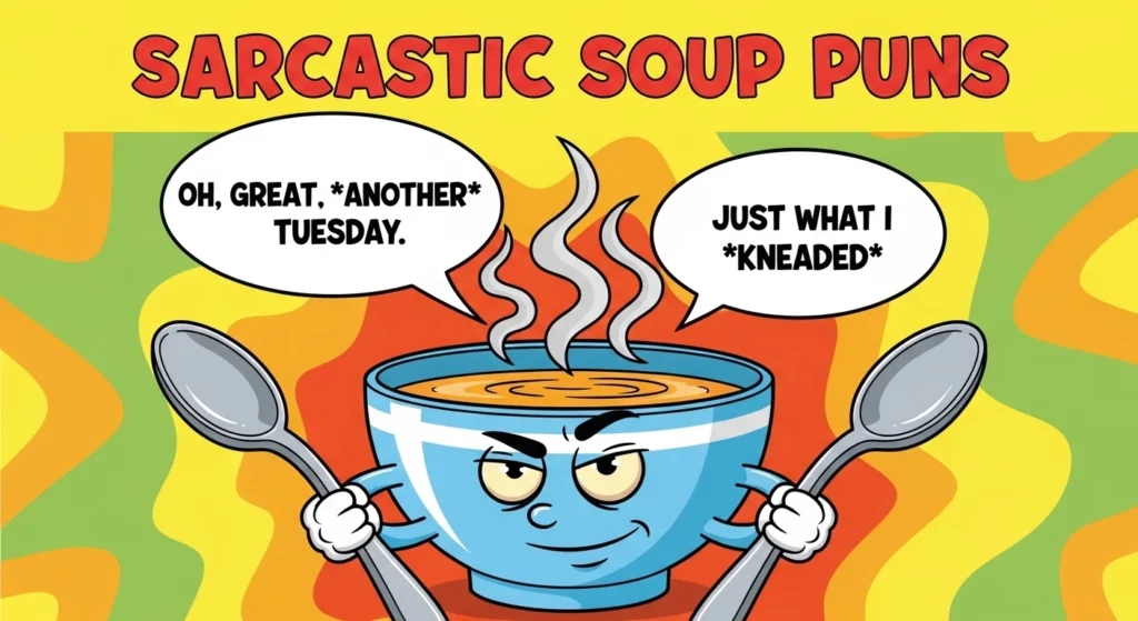  Sarcastic Soup Puns