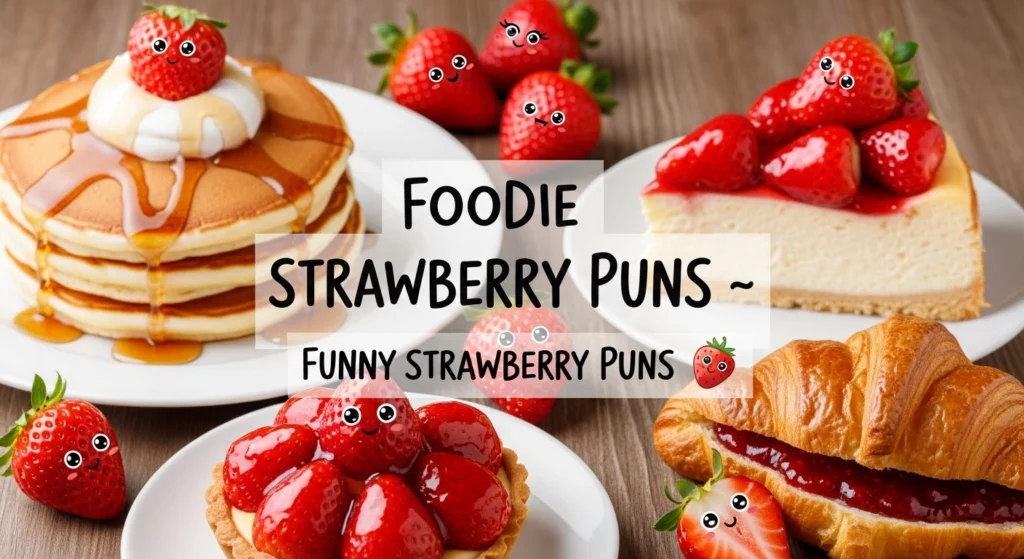 Foodie Strawberry Puns