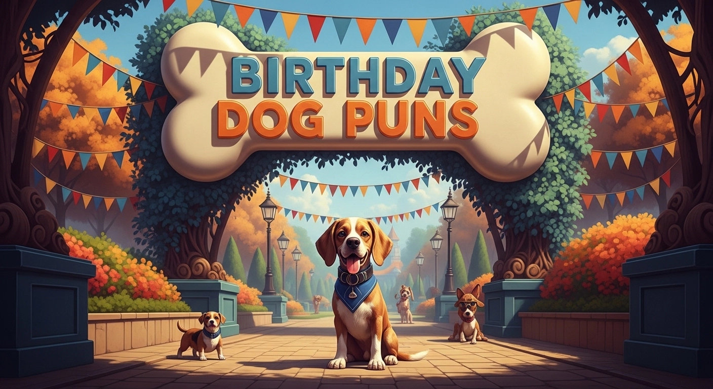 Happy Birthday Dog Puns