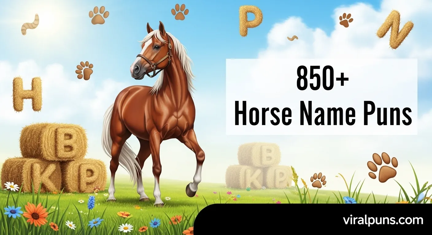 Horse Name Puns