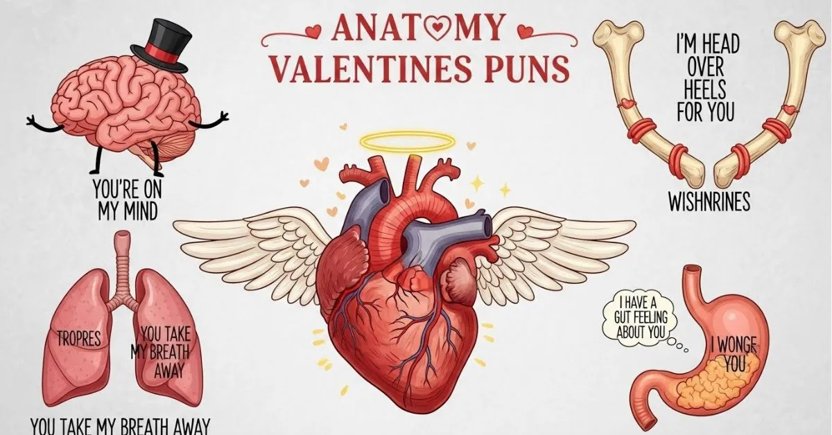 Anatomy valentines puns