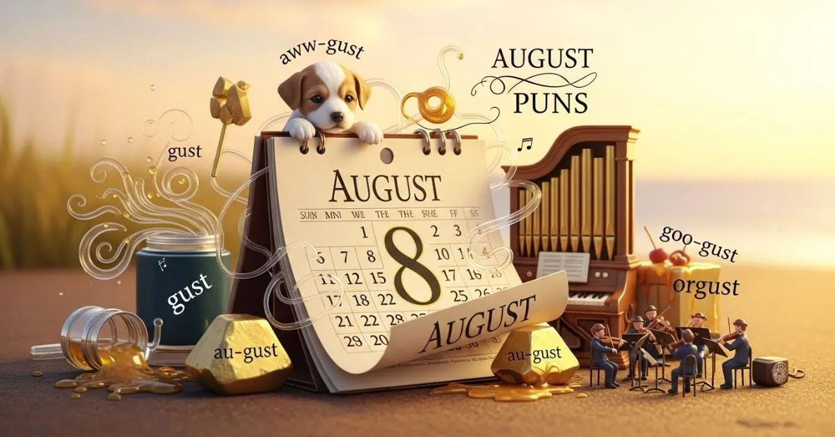 August puns