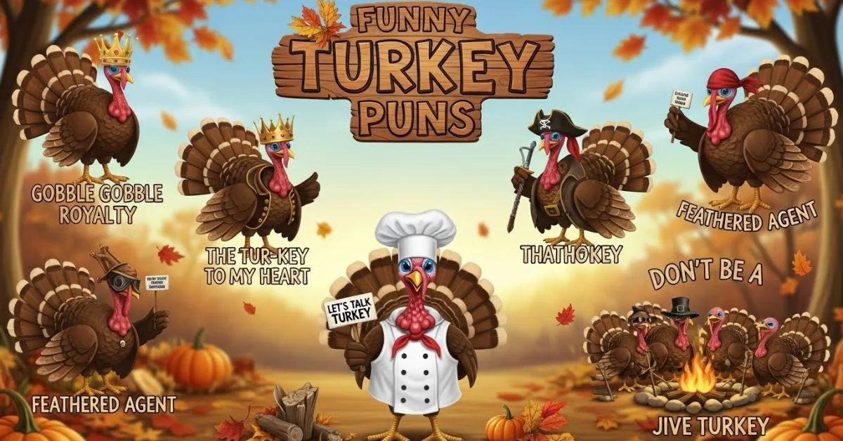 Funny turkey puns