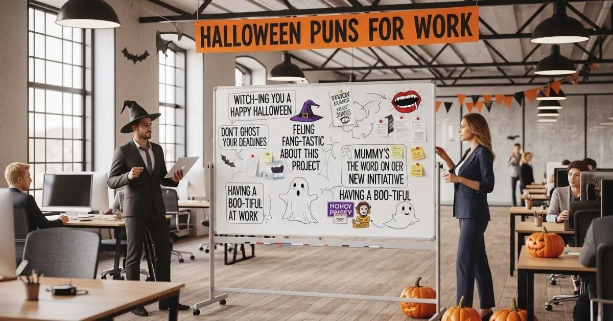 Halloween puns for work