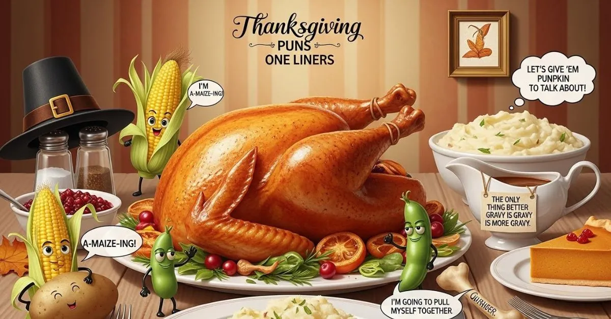 Thanksgiving puns one liners