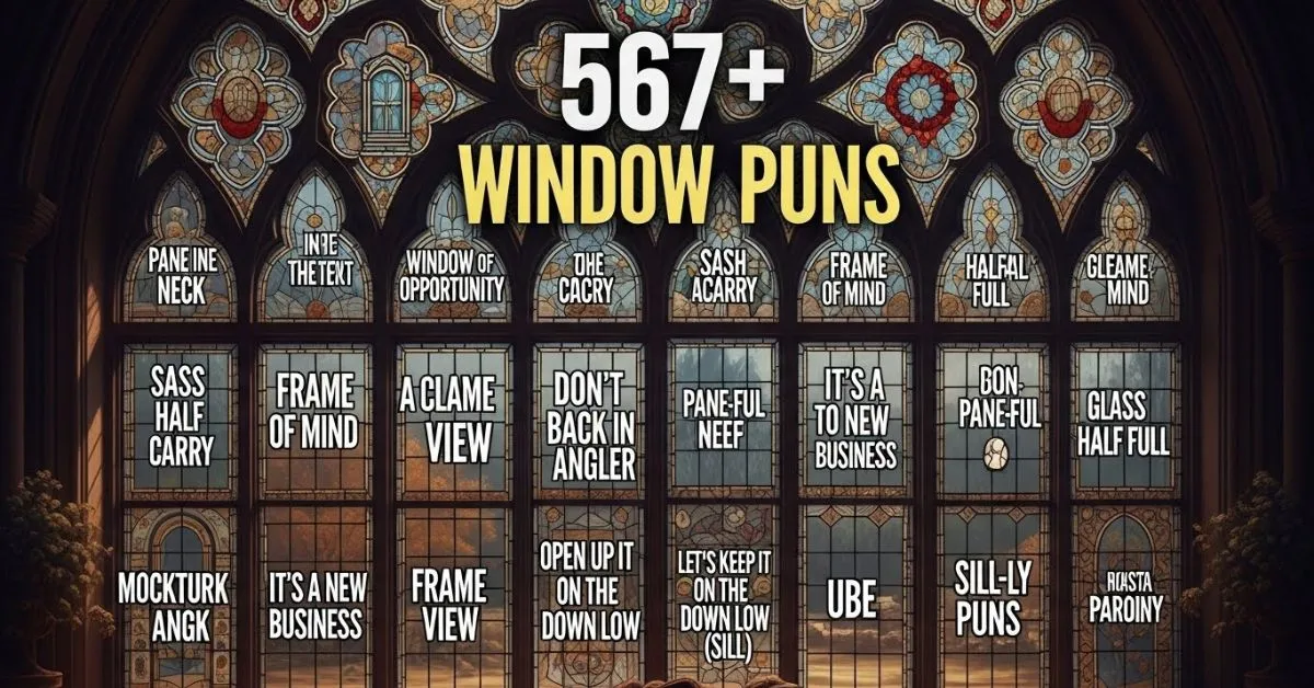 Window puns