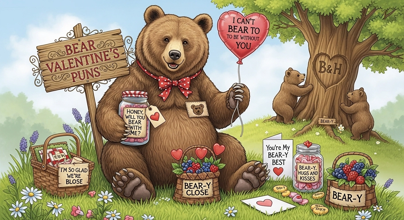 Bear Valentine’s Puns