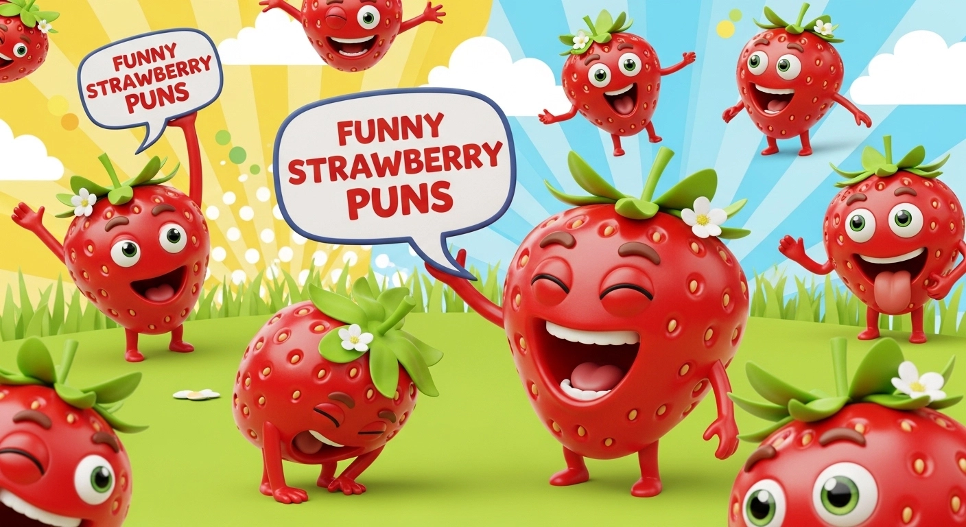Funny Strawberry Puns
